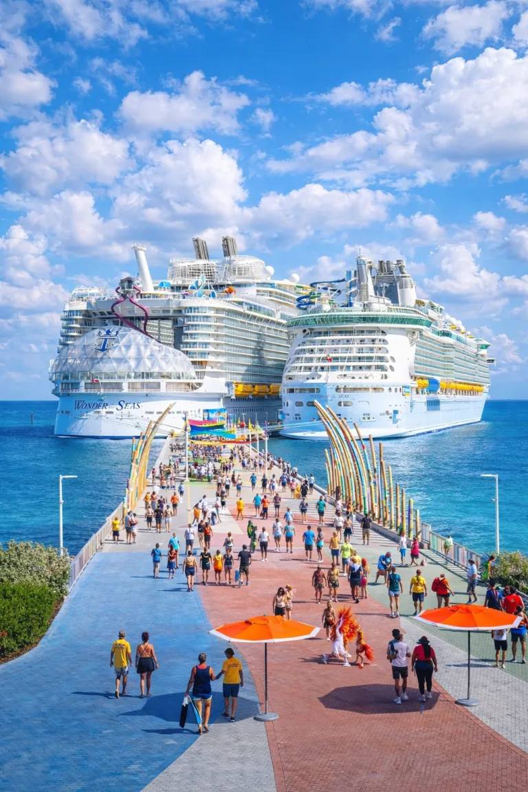 Kreuzfahrtschiffe im Hafen
