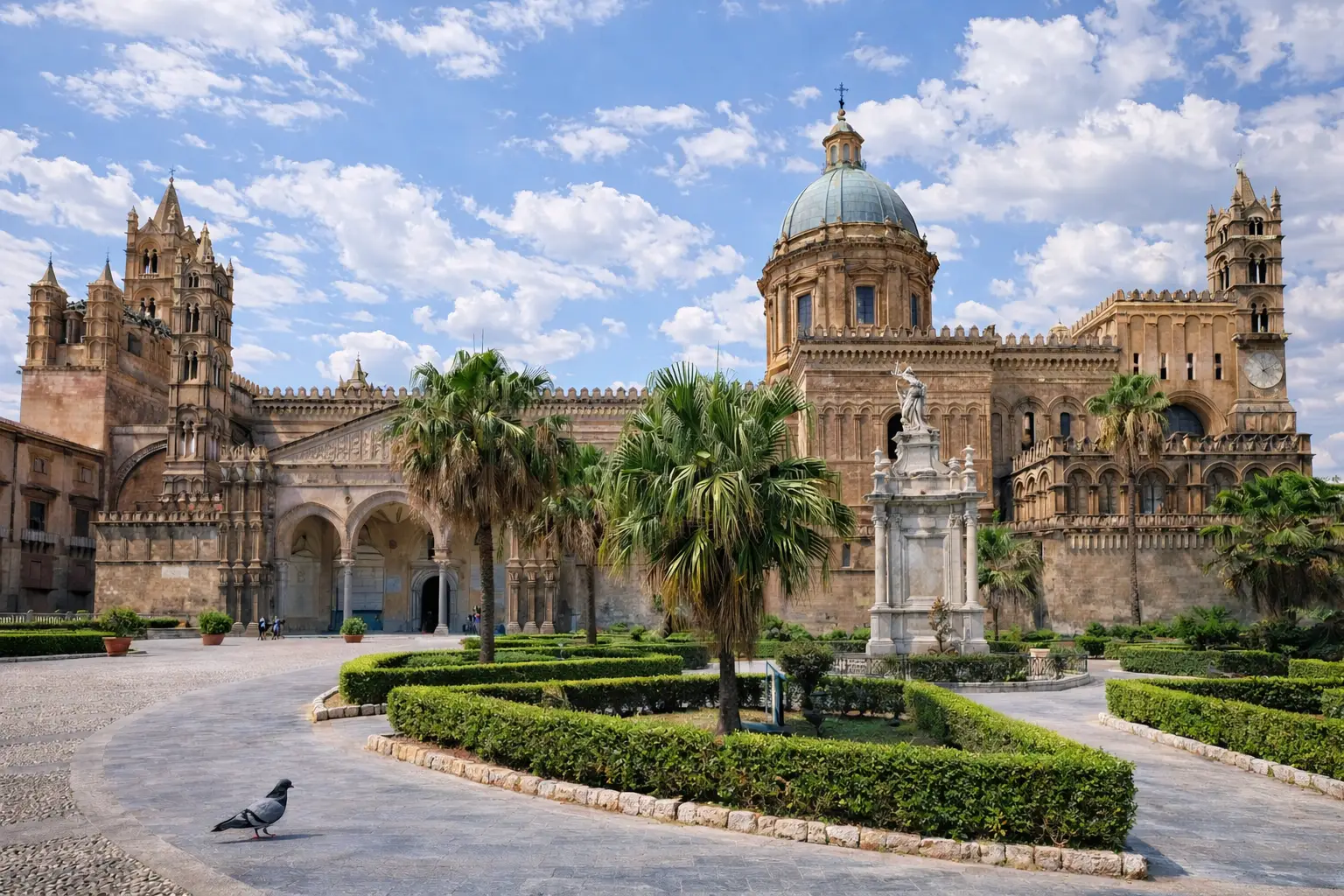 Palermo w 1 dzień – widok na katedrę i centrum Sycylii
